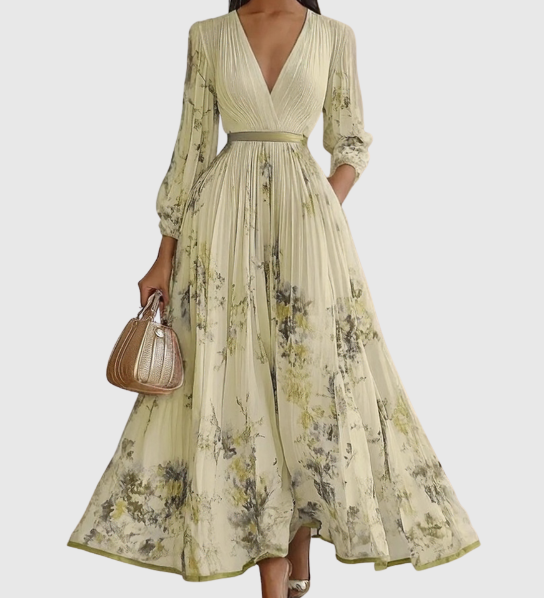 Dafne – elegantní šaty s hlubokým výstřihem