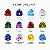 Birthstone Initial Charm Bracelet