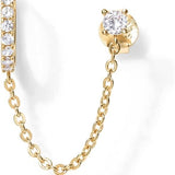 Náušnice Adella Chain | Zlatá