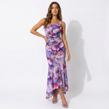 Melina – elegantní šaty s plisovaným ramenem