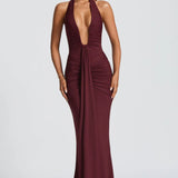 Šaty Helena™ – Splývavá elegance s otevřeným výstřihem