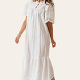 Mara | vyšívaná bílá taška