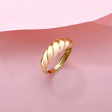 Prsten Croissant | Zlato