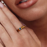 Birthstone Name Ring
