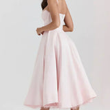 Arielle – Luxusní midi šaty pro elegantní okamžiky