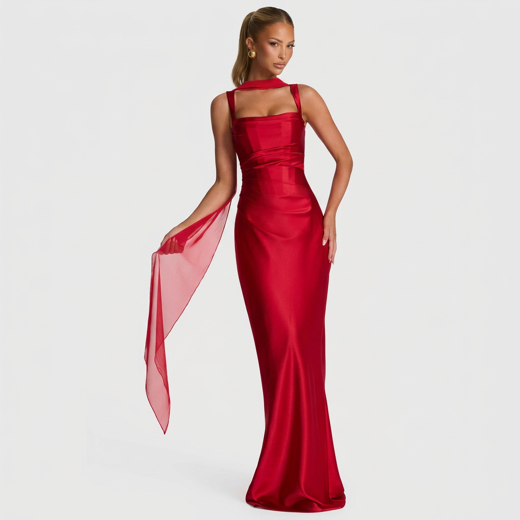 Luana - Elegantní dlouhý župan