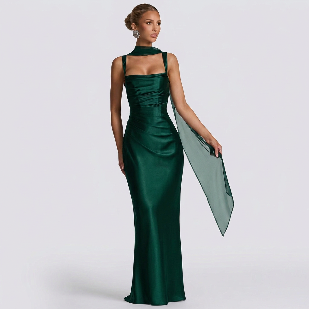 Luana - Elegantní dlouhý župan