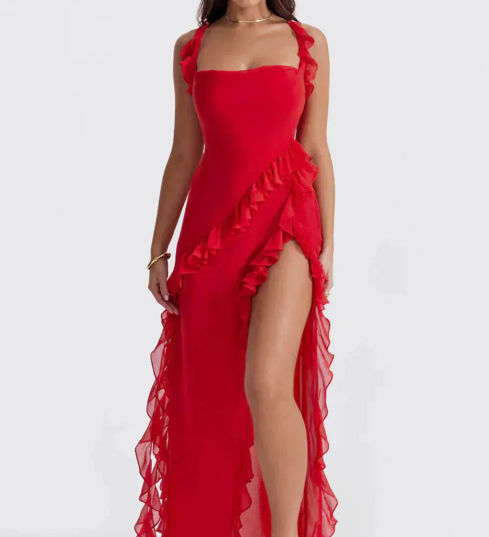 Lara™ | Elegantní Maxi Šaty s Rozparkem
