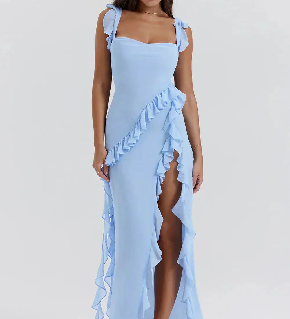 Lara™ | Elegantní Maxi Šaty s Rozparkem